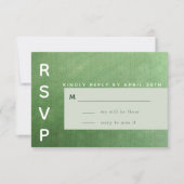 Emerald City RSVP-Karte RSVP Karte (Vorderseite)