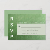Emerald City RSVP-Karte RSVP Karte (Vorne/Hinten)