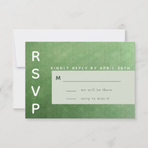 Emerald City RSVP-Karte RSVP Karte