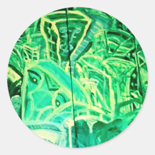 EMERALD CITY RUNDER AUFKLEBER