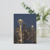 Emerald City Seattle Washington Space Needle Postc Postkarte (Stehend Vorderseite)