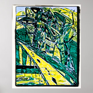 EMERALD CITY ZEICHNEND POSTER