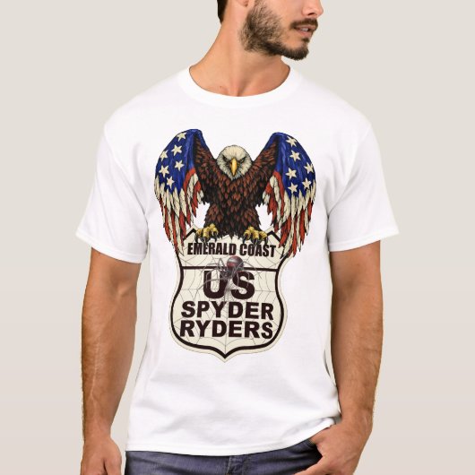 Emerald Coast Chapter - Adler-Logo 1s T-Shirt (Vorderseite)