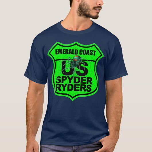 Emerald Coast Chapter - Logo Safety Green T-Shirt (Vorderseite)