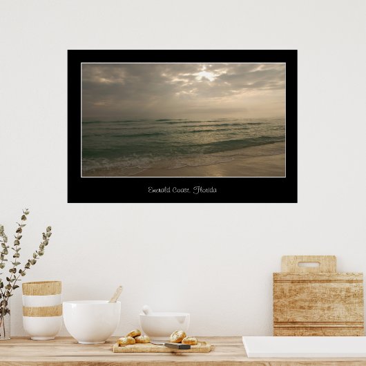 Emerald Coast Florida Poster Print (Küche)