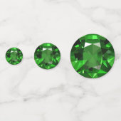 Emerald Confetti Konfetti (Rückseiten)