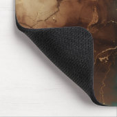 Emerald Copper Marble Luxe Mousepad (Ecke)