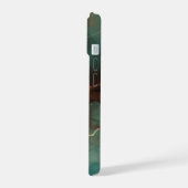 Emerald & Copper Marble Luxe Phone Case iPhone 15 Hülle (Linke Seite)