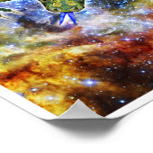 Emerald Cosmic Dragon Poster (Ecke)