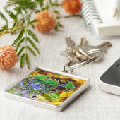 Emerald Cosmic Dragon Schlüsselanhänger (Seite)