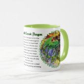 Emerald Cosmic Dragon Tasse (VorderseiteRechts)