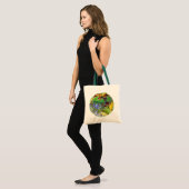 Emerald Cosmic Dragon Tote Bag Tragetasche (Vorderseite (Model))
