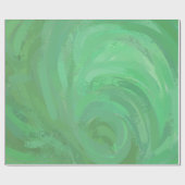 Emerald Cream Green Geschenkpapier (Flach)
