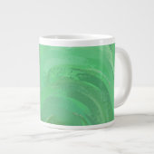 Emerald Cream Green Jumbo-Tasse (Vorderseite Rechts)