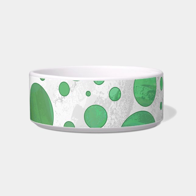 Emerald Cream Polka Dot Napf (Rechts)