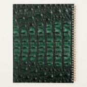Emerald Crocodile Leather Luxury Exotic Skin Planer (Rückseite)