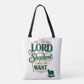 Emerald Crossing Psalm 23 VBS Volunteer Tote Tasche (Rückseite)
