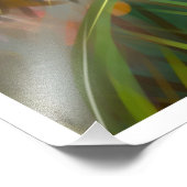 Emerald Curiosity ~ Modern Feminine Portrait Wall  Fotodruck (Ecke)