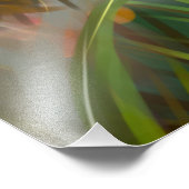 Emerald Curiosity ~ Modern Feminine Portrait Wall  Fotodruck (Ecke)