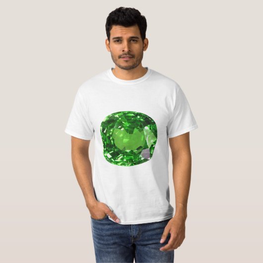 Emerald Cushion-cut T-Shirt (Vorne ganz)