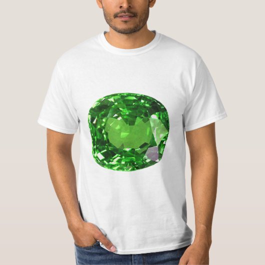 Emerald Cushion-cut T-Shirt (Vorderseite)