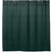 Emerald Damask Duschvorhang (Vorderseite)