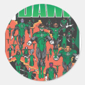 Emerald Dawn Cover Runder Aufkleber (Vorderseite)