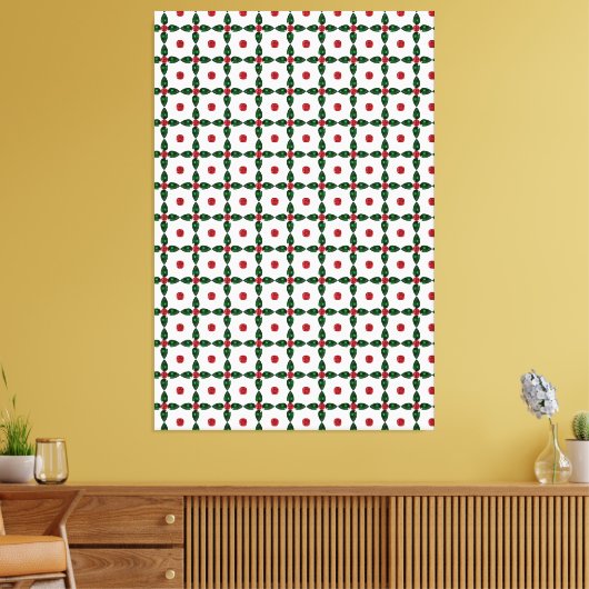 Emerald Diamond Gemstone Art Green Leinwanddruck (Insitu (Wohnzimmer))