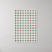 Emerald Diamond Gemstone Art Green Leinwanddruck (Vorderseite)