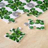 Emerald Diamond Gemstone Art Green Puzzle (Seite)