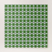 Emerald Diamond Gemstone Art Green Puzzle (Vertikal)