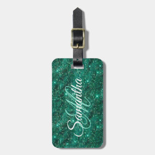 Emerald Diamond Studentenfolie Extravagant Gepäckanhänger