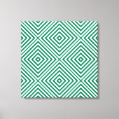 Emerald Diamond Zickzack @ Emporiomoffa Leinwanddruck (Vorderseite)