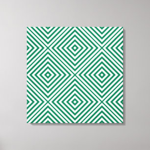 Emerald Diamond Zickzack @ Emporiomoffa Leinwanddruck