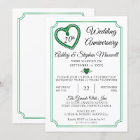 Emerald Diamonds Party zum 20. Hochzeitstag