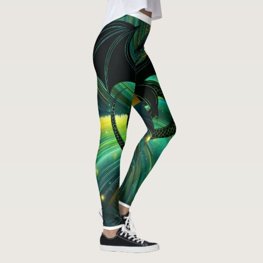 Emerald Dragon Leggings (Rechts)