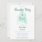 Emerald Dream Catcher Slumber PJ Party Sweet 16 Einladung (Vorderseite)