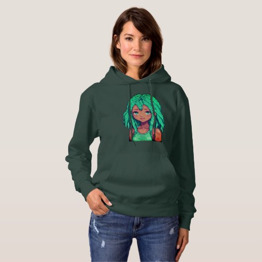 Emerald Dreamer Hoodie (Vorne ganz)