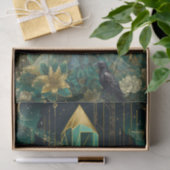 Emerald Dreams Fantasy Forest Queen Decoupage Seidenpapier (Geschenk)