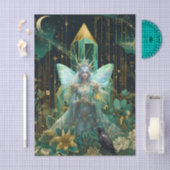 Emerald Dreams Fantasy Forest Queen Decoupage Seidenpapier (Handwerk)
