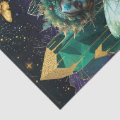 Emerald Dreams Fantasy Forest Queen Decoupage Seidenpapier (Ausschnitt)