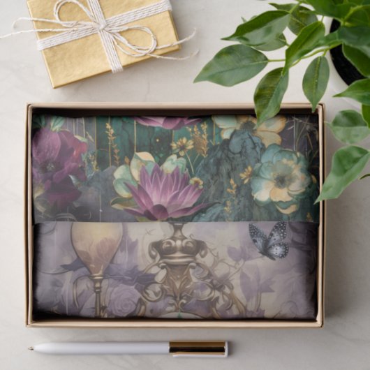 Emerald Dreams Fantasy Forest Queen Decoupage Seidenpapier (Geschenk)