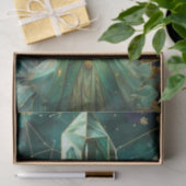 Emerald Dreams Fantasy Forest Queen Decoupage Seidenpapier (Geschenk)