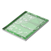 Emerald Dreams Junk Journal Stil Trompe L'oeil Notizblock (Rotiert)