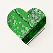 Emerald Dreams Trompe L'oeil Junk Journal Style Notizblock (Rückseite)