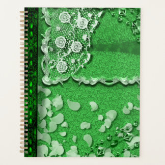 Emerald Dreams Trompe L'oeil Junk Journal Style Planer