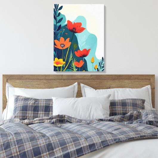 Emerald Dreamscape Leinwanddruck (Insitu (Schlafzimmer))