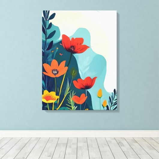 Emerald Dreamscape Leinwanddruck (Insitu (Holzboden))