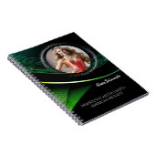 Emerald Dust Custom Pageant Probe Notebook Notizblock (Rechte Seite)