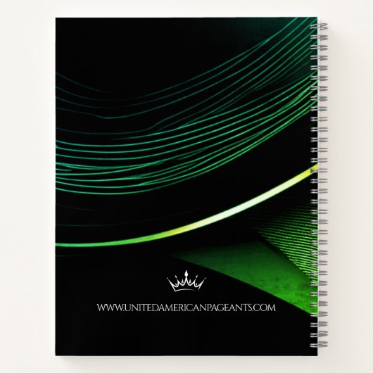 Emerald Dust Ultimate Pageant Checklist Notebook Notizblock (Rückseite)
